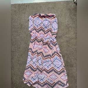 Express Geometric High Lo Dress